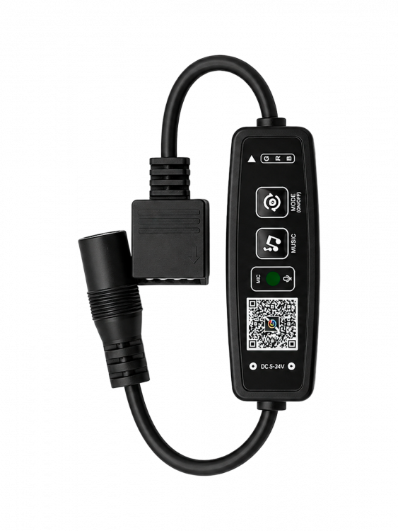 Огонек OG-LDL42 LED контроллер DC 5-24В (Bluetooth, RGB, 4PIN)